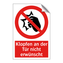 Klopfen an der Tür nicht erwünscht