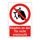 Klopfen an der Tür nicht erwünscht