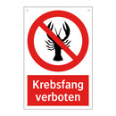 Krebsfang verboten