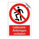 Ladezone: Anbringen verboten