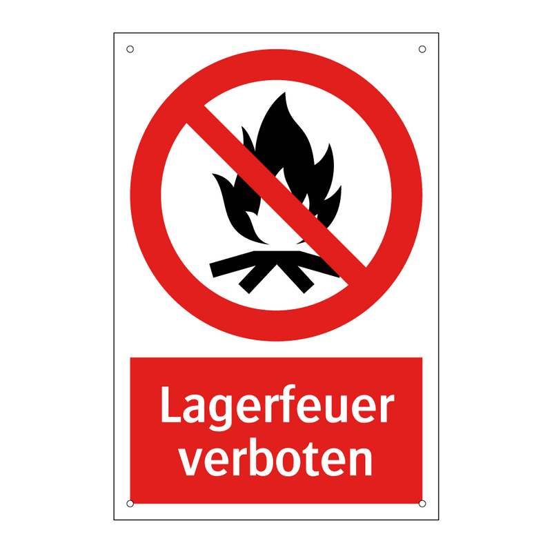 Lagerfeuer verboten