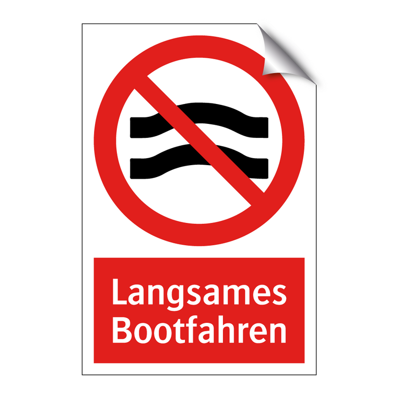 Langsames Bootfahren