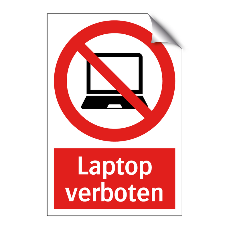 Laptop verboten