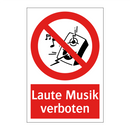 Laute Musik verboten