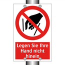 Legen Sie Ihre Hand nicht hinein