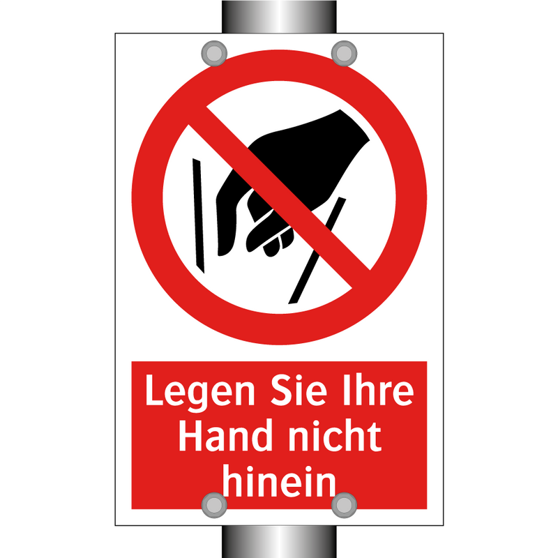 Legen Sie Ihre Hand nicht hinein