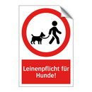 Leinenpflicht für Hunde!