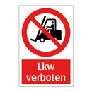 Lkw verboten