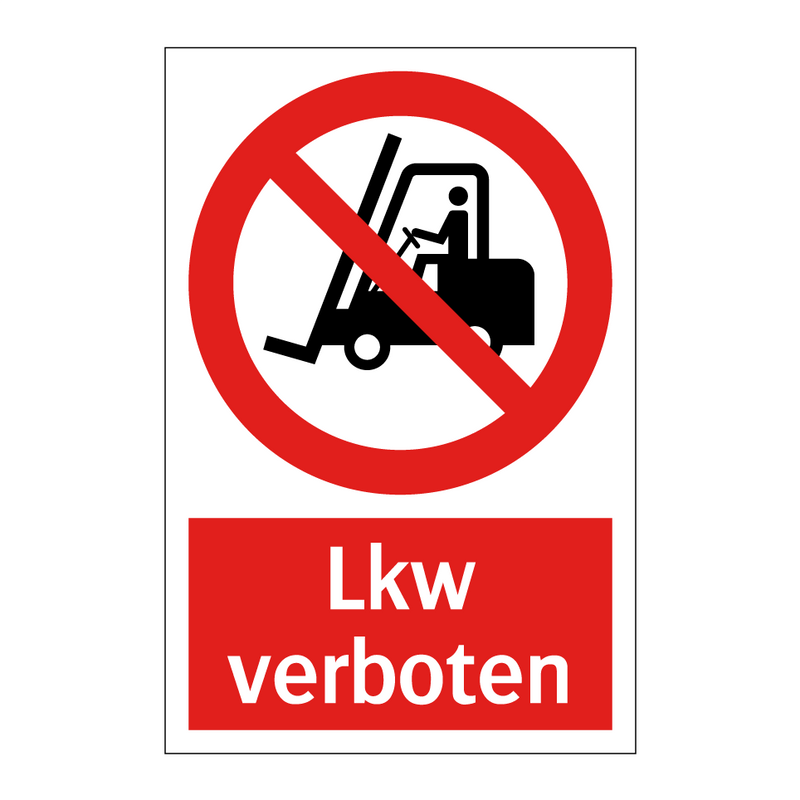 Lkw verboten