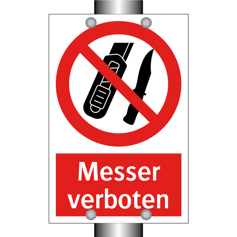 Messer verboten
