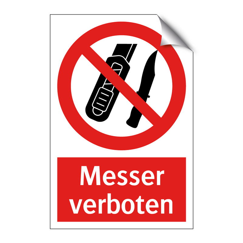 Messer verboten