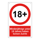 Minderjährige unter 18 Jahren haben keinen Zutritt