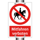 Mitfahren verboten