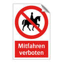 Mitfahren verboten