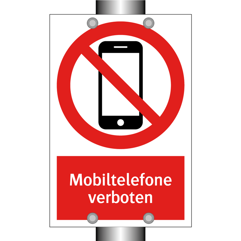 Mobiltelefone verboten
