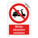 Mofas abstellen verboten