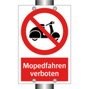 Mopedfahren verboten