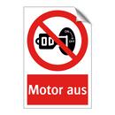 Motor aus