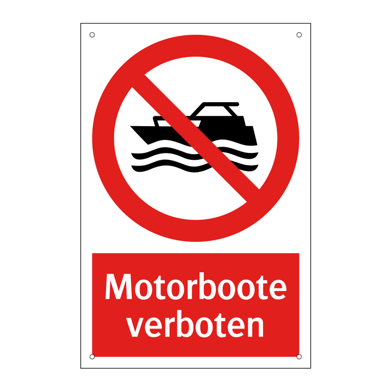 Motorboote verboten