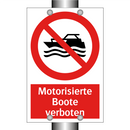 Motorisierte Boote verboten