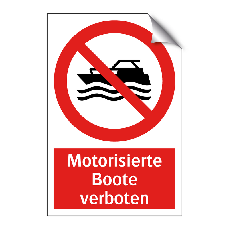Motorisierte Boote verboten