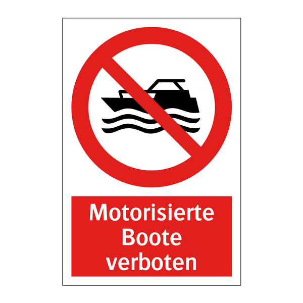Motorisierte Boote verboten