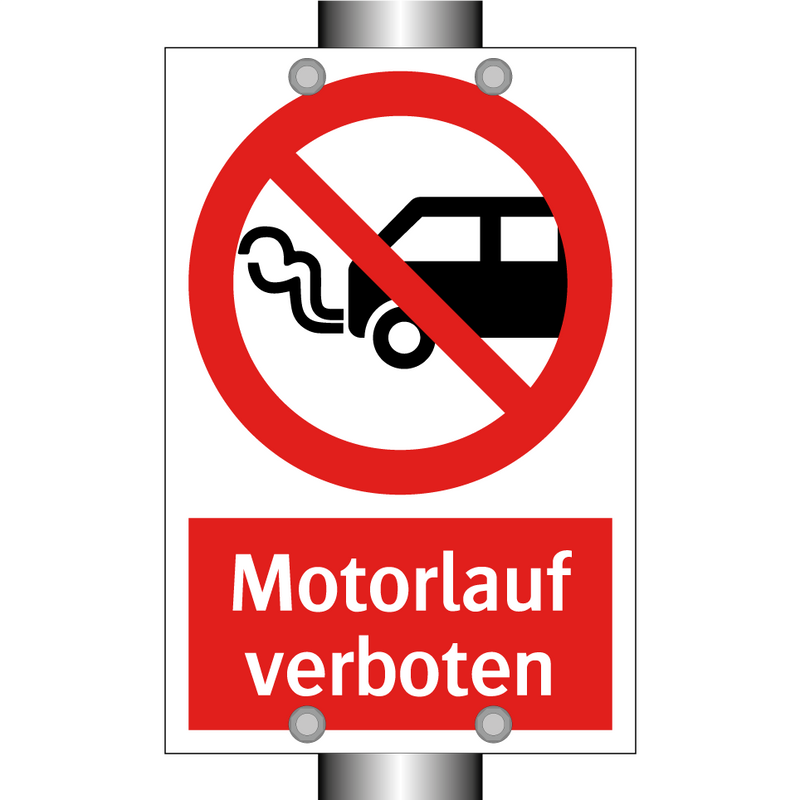 Motorlauf verboten