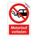 Motorlauf verboten