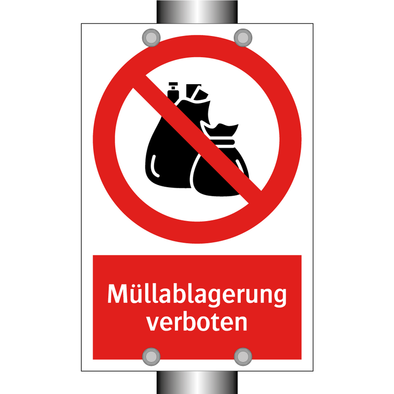 Müllablagerung verboten