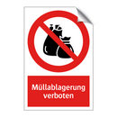 Müllablagerung verboten