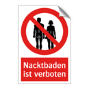 Nacktbaden ist verboten