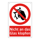 Nicht an das Glas klopfen