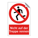 Nicht auf der Treppe rennen