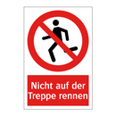 Nicht auf der Treppe rennen