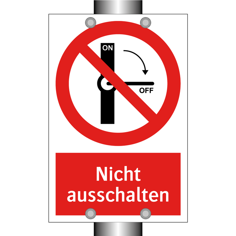 Nicht ausschalten
