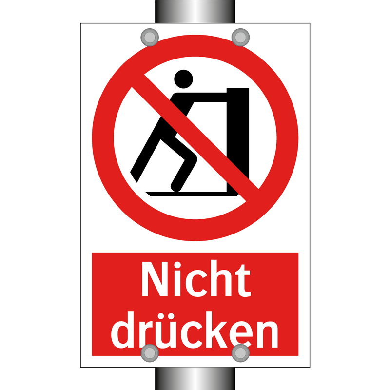 Nicht drücken