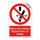 Nicht einschalten! Reparaturen im Gange