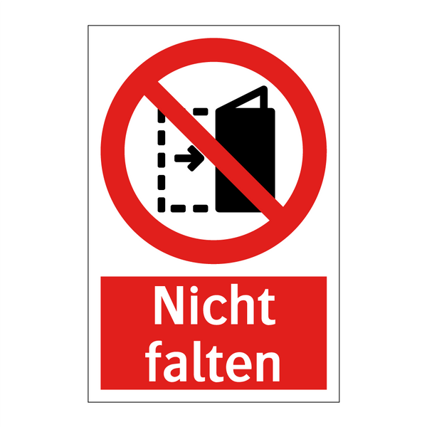 Nicht falten