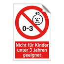 Nicht für Kinder unter 3 Jahren geeignet