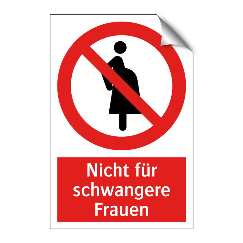 Nicht für schwangere Frauen