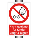 Nicht geeignet für Kinder unter 3 Jahren