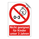 Nicht geeignet für Kinder unter 3 Jahren