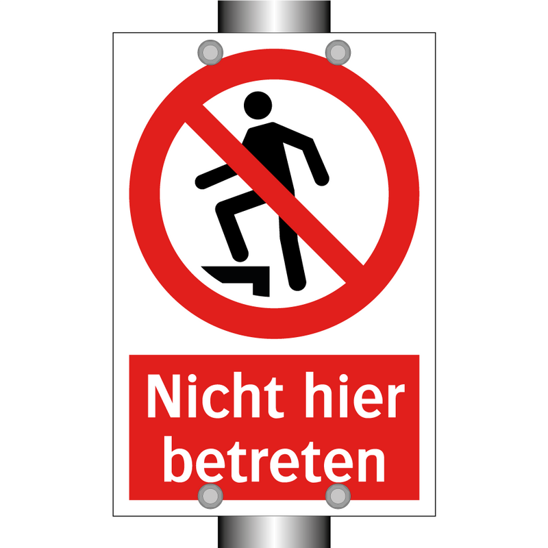 Nicht hier betreten