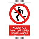 Nicht in den Fluren und auf den Treppen rennen