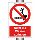 Nicht ins Wasser springen