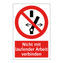Nicht mit laufender Arbeit verbinden