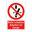 Nicht schalten! Arbeiten im Gange