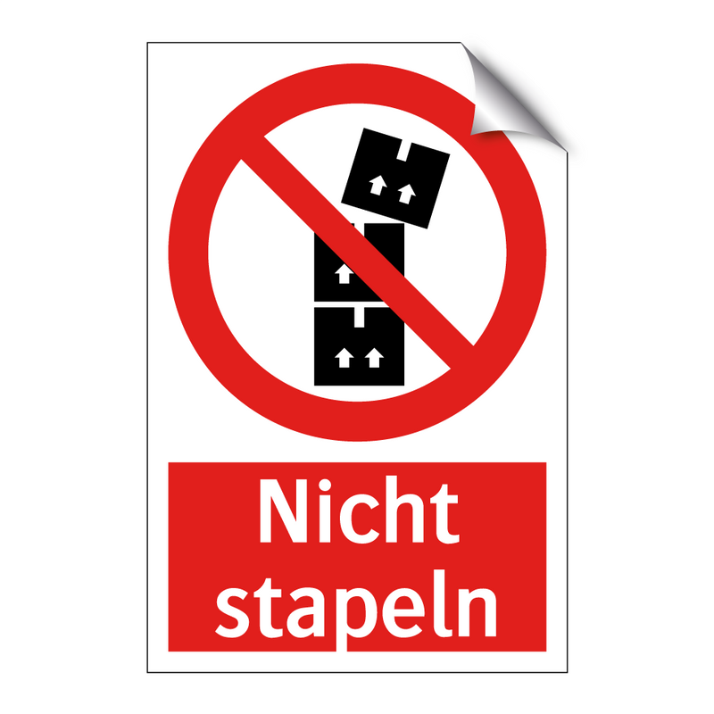 Nicht stapeln