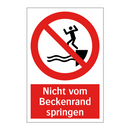 Nicht vom Beckenrand springen