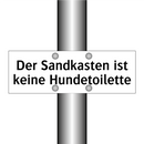 Der Sandkasten ist keine Hundetoilette